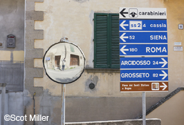 Tuscany signs photograph by Scot Miller, Sun to Moon Gallery